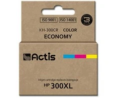 Rašalo Kasetė - Actis KH-300CR Suderinama Su HP 300XL Spalvota 21 ml