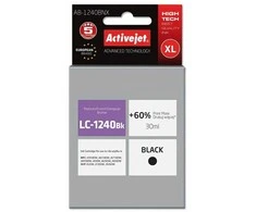 Rašalo Kasetė - Activejet AB-1240BNX, 30 ml, Juoda