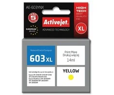 Rašalo Kasetė - Activejet AE-603YNX, Geltona