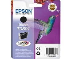 Epson Singlepack Juodas T0801 Claria Photographic Ink Juodas