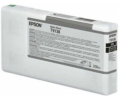 EPSON T91380N Matte Juodas Ink Cartridge (200ml) | Epson C13T91380N | Epson T9138 - matte juodas - original - ink cartridge | Epson UltraChrome HDX Ink | Matte juodas