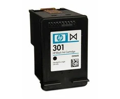 Hewlett Packard (HP) HP 301 originali rašalo kasetė, juoda, standartinės talpos, 3 ml