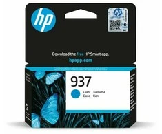 HP 937 (4S6W2NE) Rašalinė kasetė, Žydra