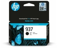 HP 937 (4S6W5NE) Rašalinė kasetė, Juoda