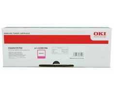 OKI 43381906 tonerio kasetė Originalus Rausvai raudona 1 vnt