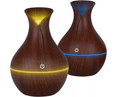 Oro drėkintuvas su aromaterapijos funkcija, RGB apšvietimu ir USB maitinimu, 200 ml