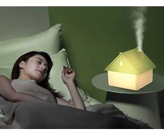 Oro drėkintuvas difuzorius su aromaterapijos funkcija, 1L, žalias