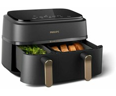 Gruzdintuvė Philips 3000 serija „Airfryer“ su dviem krepšeliais NA352/04