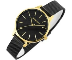 Pacific W36L leather watch strap - juodas - 18mm