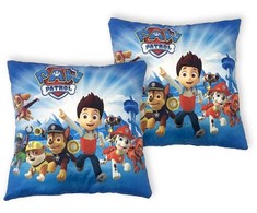 Pagalvė „Paw Patrol Go“, dekoratyvinė pagalvėlė 40x40 cm, veliūras