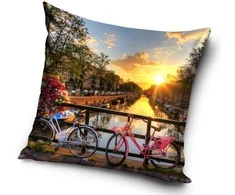 Pagalvėlės užvalkalas „Miestai Amsterdamas“, 40*40 cm