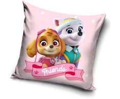 Pagalvės užvalkalas „Paw Patrol Girl Friends“ 40x40 cm, aksominis