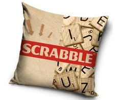 Pagalvės užvalkalas „Scrabble“ 40*40 cm