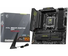 Pagrindinė plokštė MSI B850M GAMING PLUS WIFI | Procesorių šeima AMD | Procesoriaus lizdas AM5 | DDR5 | Palaikomos standžiojo disko sąsajos SATA, M.2 | SATA jungčių skaičius 4