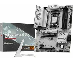 Pagrindinė plokštė MSI B850 GAMING PLUS WIFI6E | Procesorių šeima AMD | Procesoriaus lizdas AM5 | DDR5 | Palaikomos standžiojo disko sąsajos SATA, M.2 | SATA jungčių skaičius 4