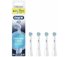 Oral-B Burnos Higienos Priemonė - iO Ultimate Clean Baltas Pakeitimo Galvutė 4 Rinkinys