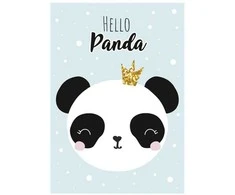Panda Crown A/4 elastinis aplankas