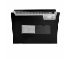Papkė su skyriais Liderpapel FU35 Juoda A4