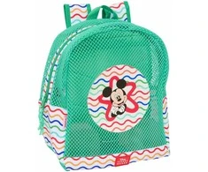 Safta Paplūdimio kuprinė Mickey Mouse Clubhouse Spalvotas Mėtos 30,5 x 24 x 18 cm Vaikiškas