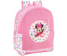 Safta Paplūdimio kuprinė Minnie Mouse Spalvotas Rožinė 30,5 x 24 x 18 cm Vaikiškas