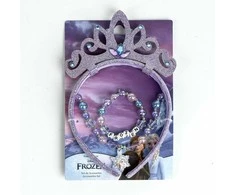 Papuošalų komplektas Frozen Mėlyna 3 Dalys