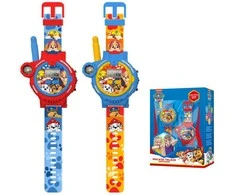 Kids Euroswan - Akcesoria licencyjne Laikrodis „2 viename“ su „Paw Patrol“ racija