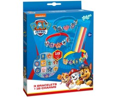 Totum Rinkinys PAW PATROL apyrankėms gaminti, 3 apyrankės, 18 pakabukų