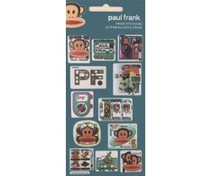Paul Frank Monkey minkštų putplasčio lipdukų rinkinys