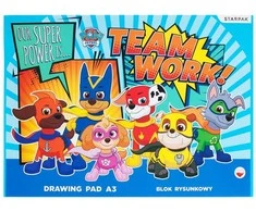 „Paw Patrol“ A/3 eskizų sąsiuvinis, 20 lapų