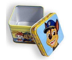 Paw Patrol berniukų mini metalinė dėžutė 7,5 cm