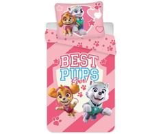 Paw Patrol Best Puppies vaikiškos patalynės komplektas 100√π140cm, 40√π45cm