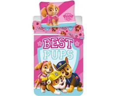 Paw Patrol Best Pups vaikiškos patalynės užvalkalas 100√ó135cm, 40√ó60cm