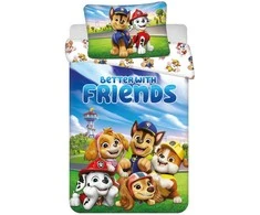Paw Patrol „Better With Friends“ vaikiškos patalynės užvalkalas 100–135 cm, 40–60 cm