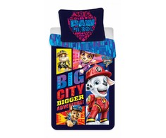 „Paw Patrol Big City“ vaikiškos patalynės užvalkalas 100–135 cm, 40–60 cm