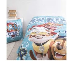 Paw Patrol Brave Paws patalynės komplektas 140x200cm, 65x65 cm