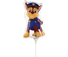 Paw Patrol Chase mini folijos balionas 35 cm (WP)