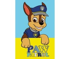 Paw Patrol Chase rankšluostis, veido rankšluostis, rankšluostis 30x50 cm
