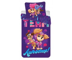 Paw Patrol City Girls vaikiškas patalynės komplektas 100–135 cm, 40–60 cm