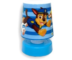 Paw Patrol dryžuota mini stalo lempa
