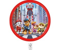 GoDan Popierinės lėkštės Paw Patrol The Movie Nickelodeon naujos kartos, 23cm, 8 vnt. be plastiko