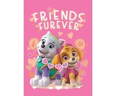 Paw Patrol Friends Furever flisinė antklodė 100x140cm
