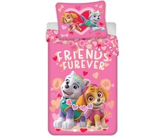 Paw Patrol Friends Furever vaikiškos patalynės užvalkalas 100√ó135cm, 40√ó60cm