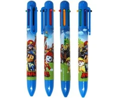 Paw Patrol gelbėjimo ratukai 6 spalvų rašiklis