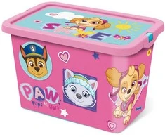 Paw Patrol Girl Pinky plastikinė laikymo dėžė 7 l