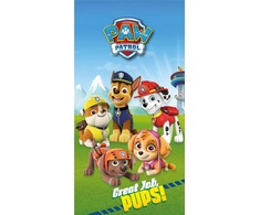 Paw Patrol Great Job rankšluostis, paplūdimio rankšluostis 70x140cm