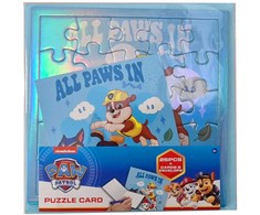 „Paw Patrol“ holografinė dėlionė su kvietimu, 25 detalės