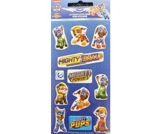 Paw Patrol Knights pūkuotų kempinių lipdukų rinkinys