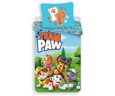 „Paw Patrol“ medinis patalynės komplektas 140–200 cm, 50–70 cm