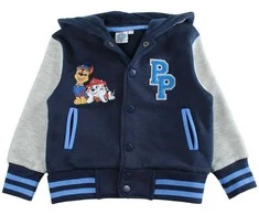 Paw Patrol mėlynas berniukiškas vaikiškas džemperis su gobtuvu 2-8 metų amžiaus / 92-128 cm