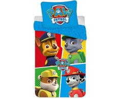 Paw Patrol mikropluošto patalynės komplektas 140–200 cm, 65 x 65 cm